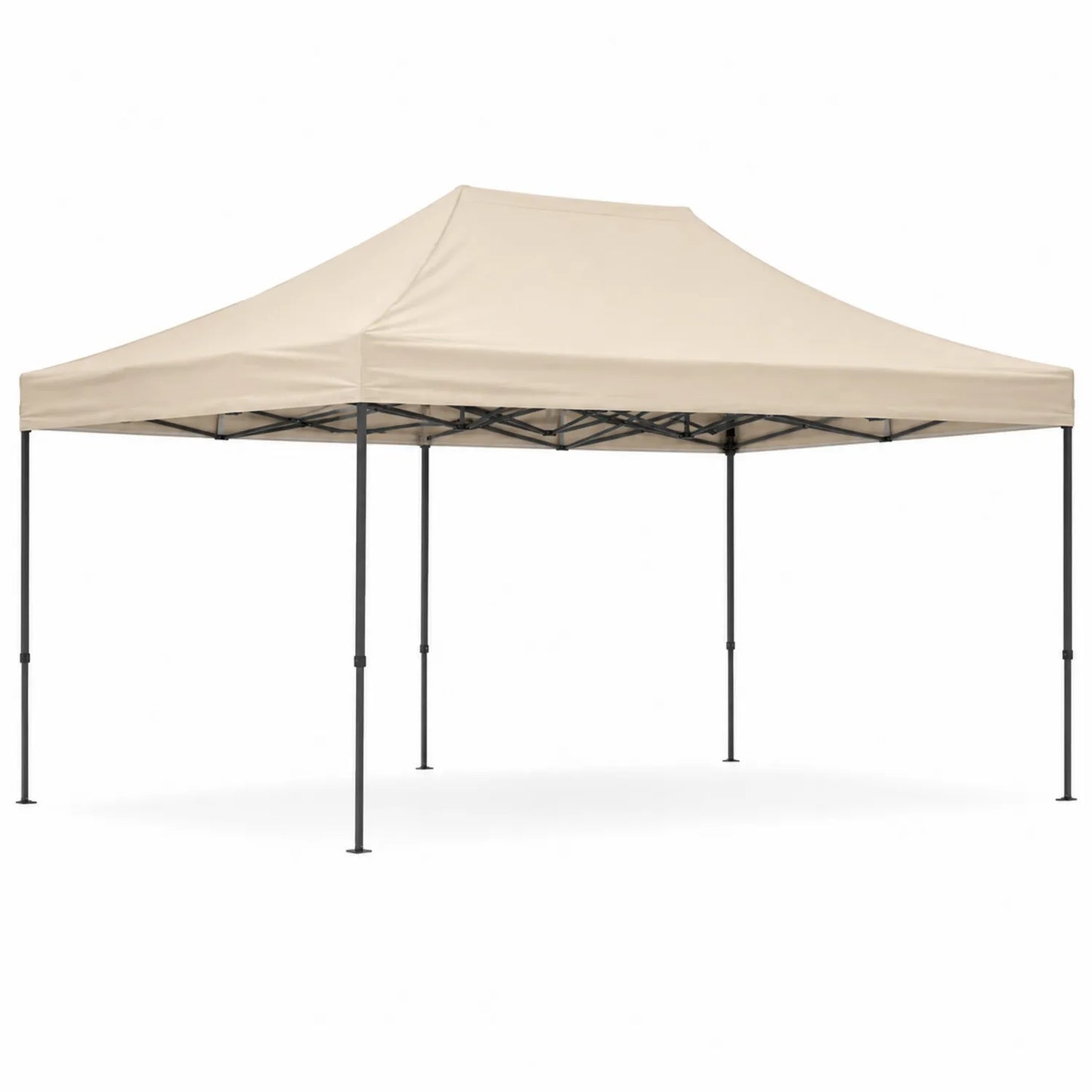 Toldo Plegable de Acero 3x6m Color Beige