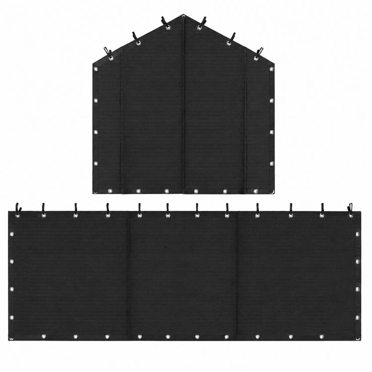 Pantalla de Polietileno Negro 220x100 cm Impermeable