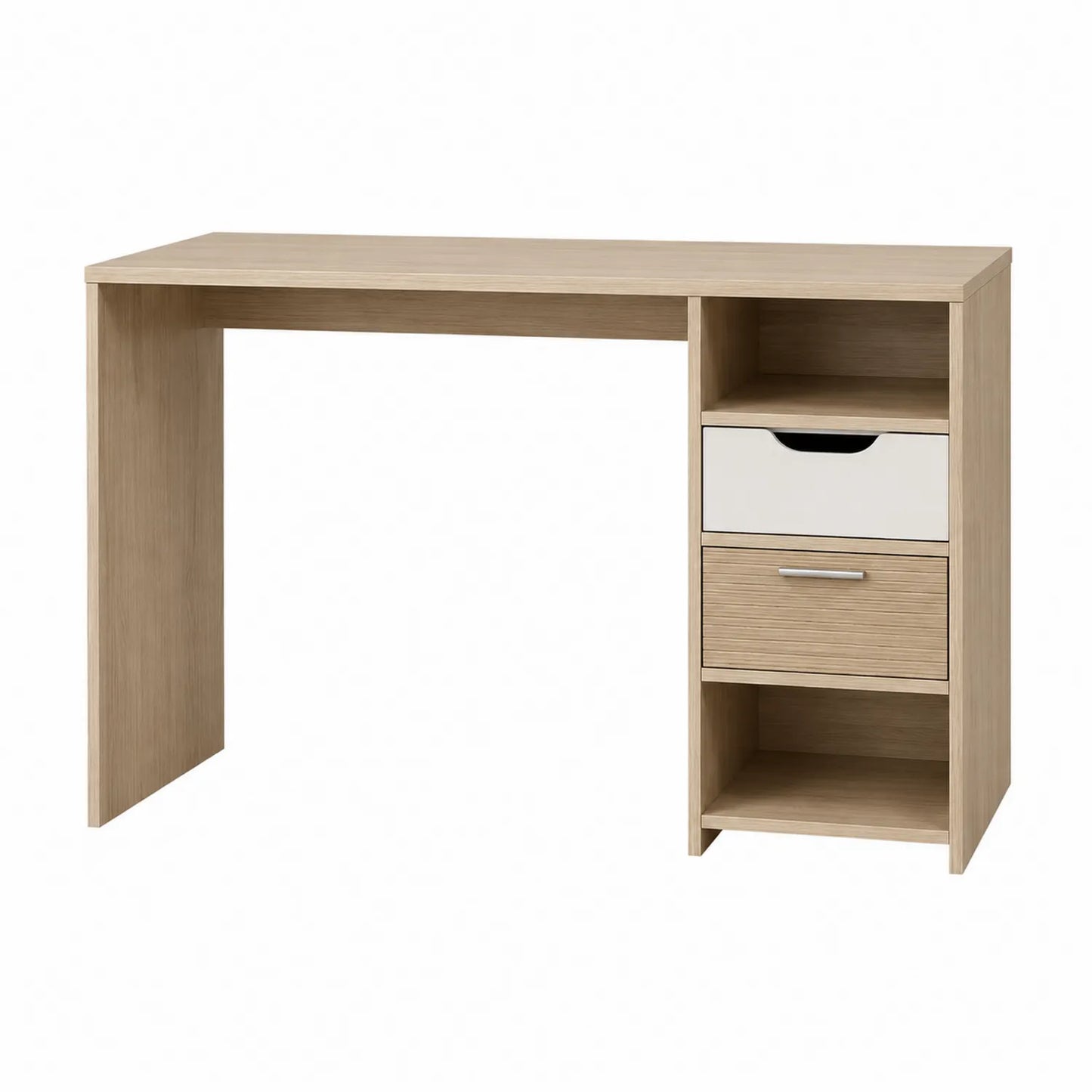 Escritorio de madera con almacenamiento 120x60x75 cm