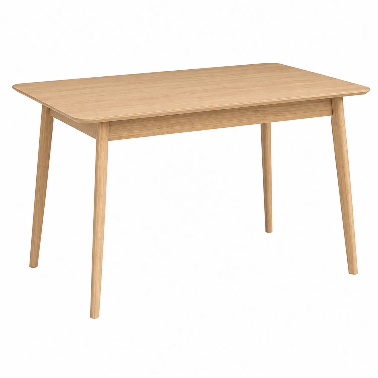 Mesa de comedor de madera de roble 120x75x73 cm