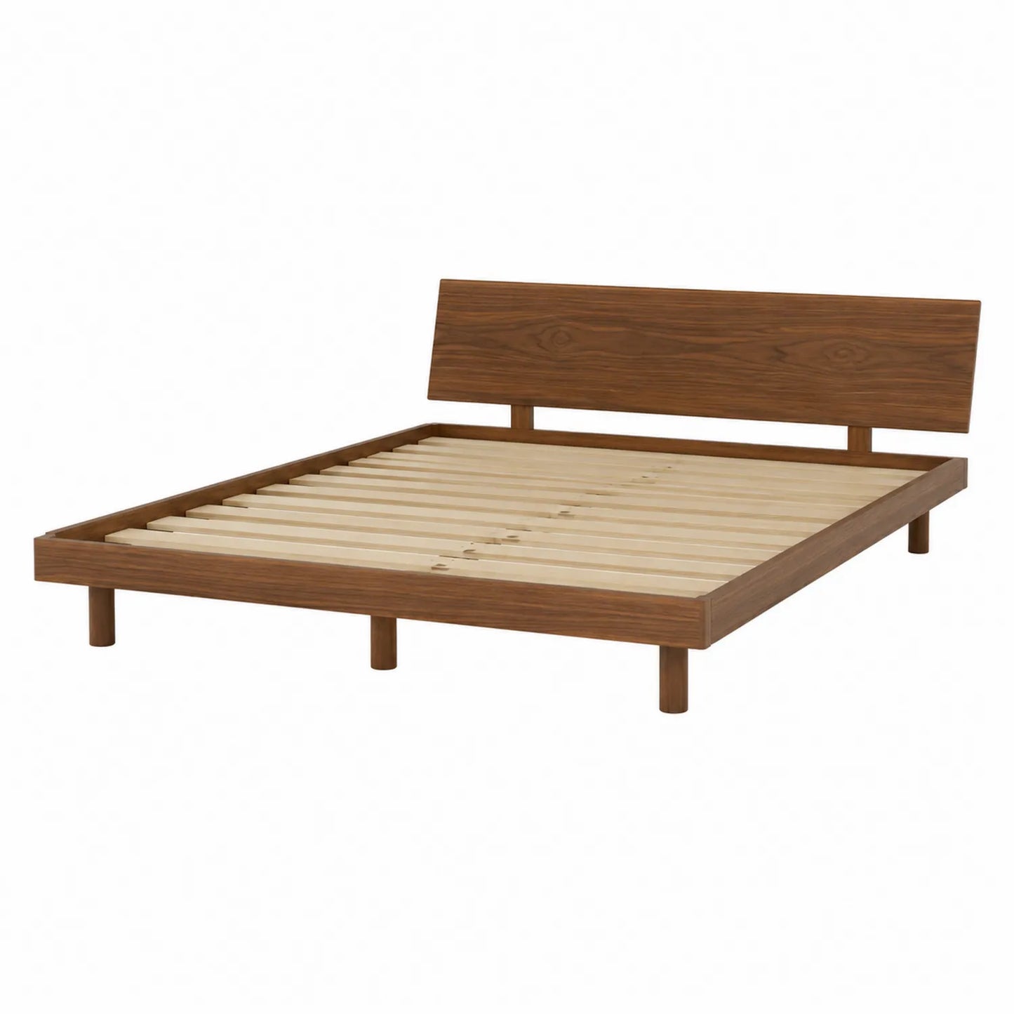 Cama de madera maciza con cabecero 200x160 cm