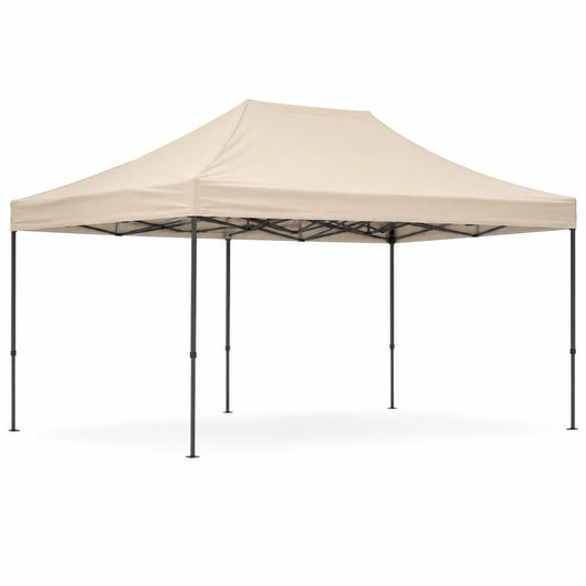Toldo Plegable de Acero 3x6m Color Beige