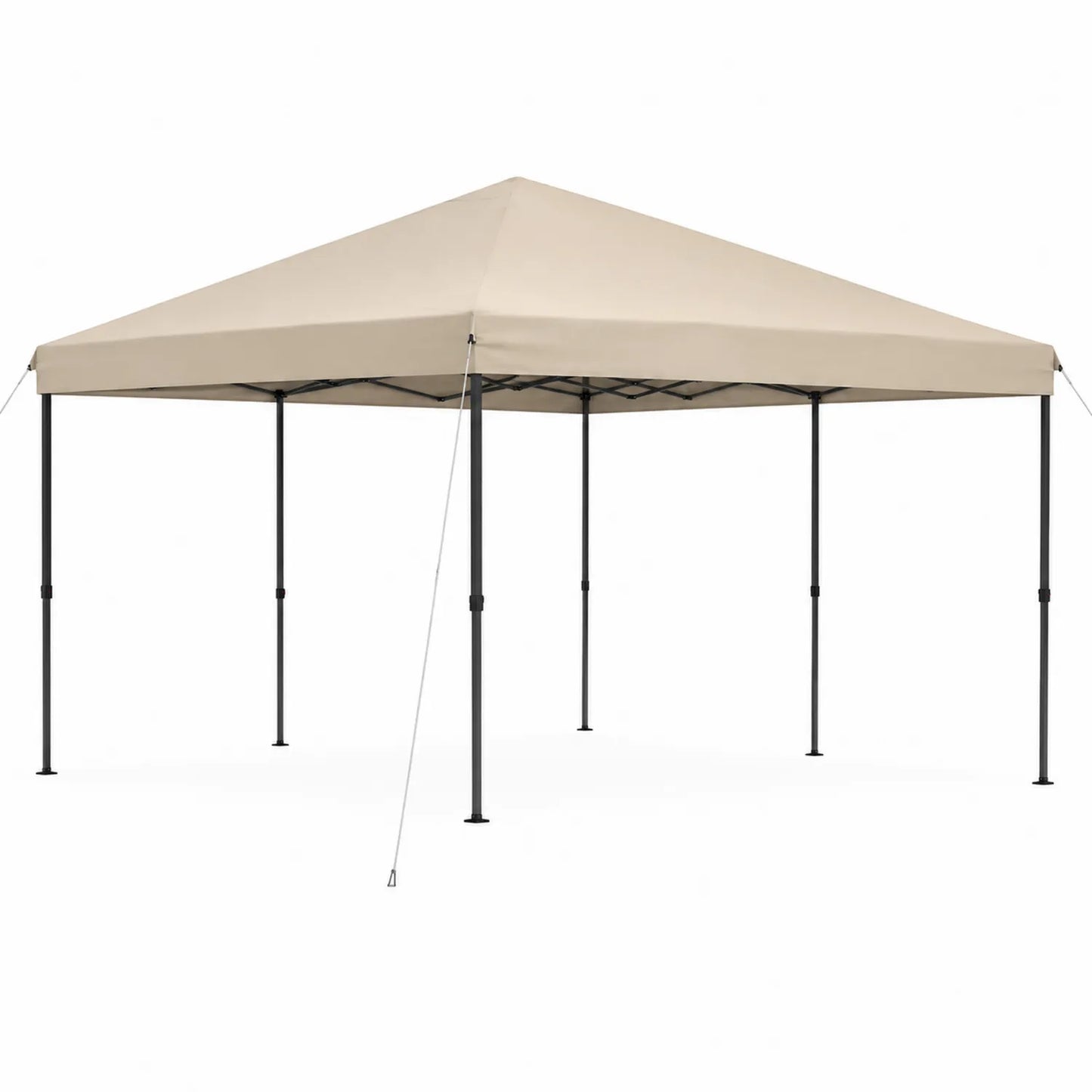 Carpa Plegable 3x3 m Acero y Poliéster Beige