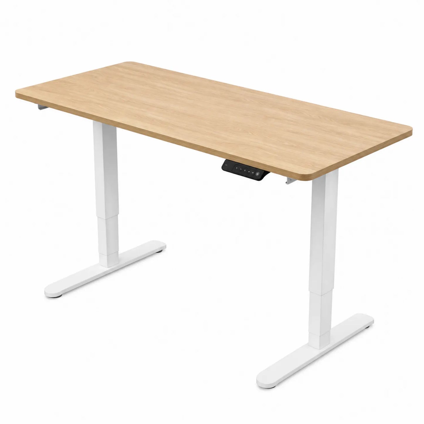 Escritorio Ajustable en Altura Eléctrico de Madera y Metal 120x60 cm